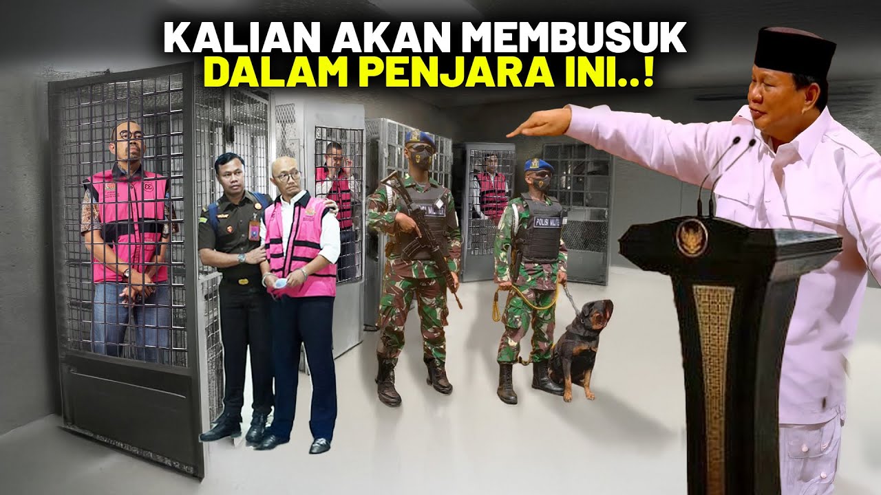 PRABOWO BUAT KORUPTOR KETAR-KETIR! Penjara Pulau Baru Lebih Dari dari Lapas NUSAKAMBANGAN