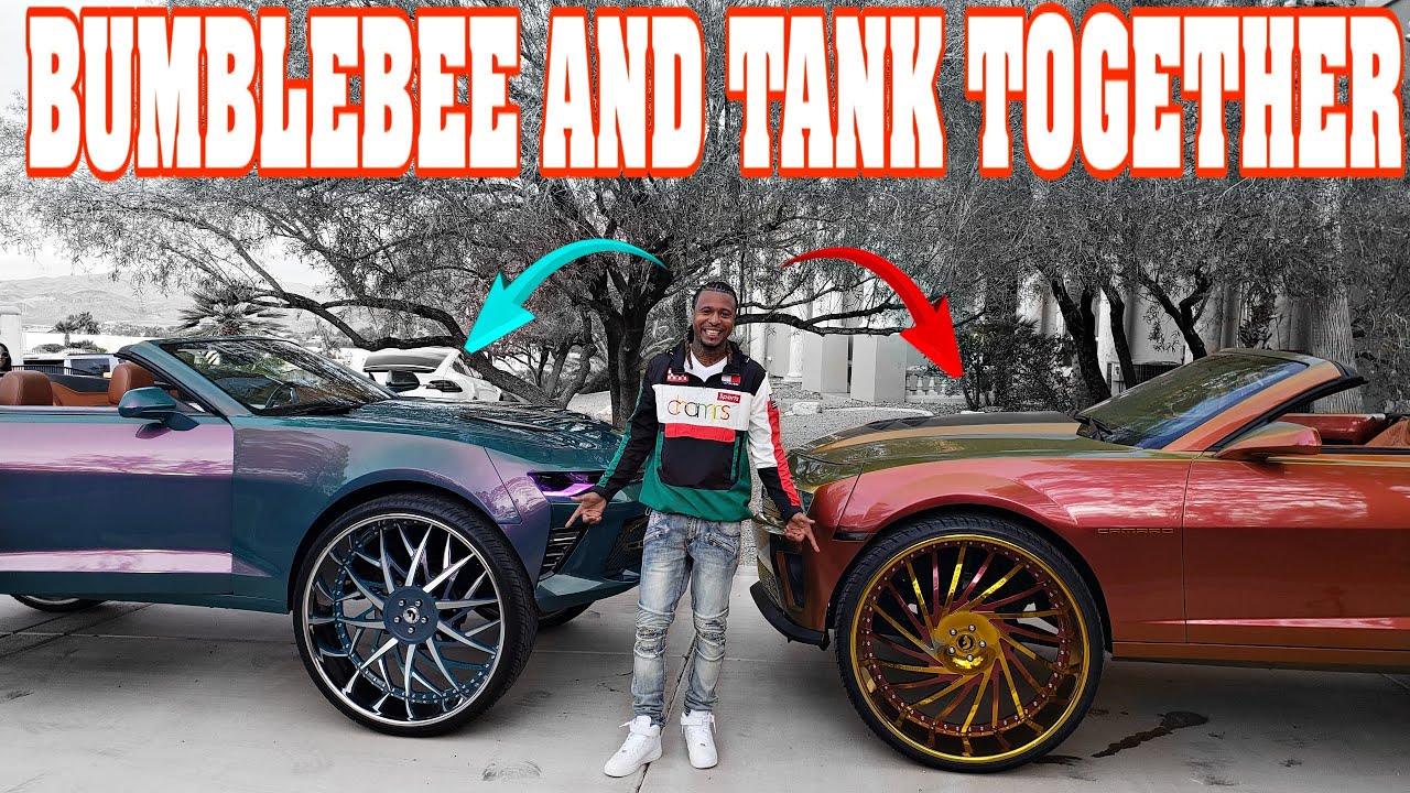 FINALLY THE BUMBLEBEE MEETS THE TANK CAMAROS ON 32s