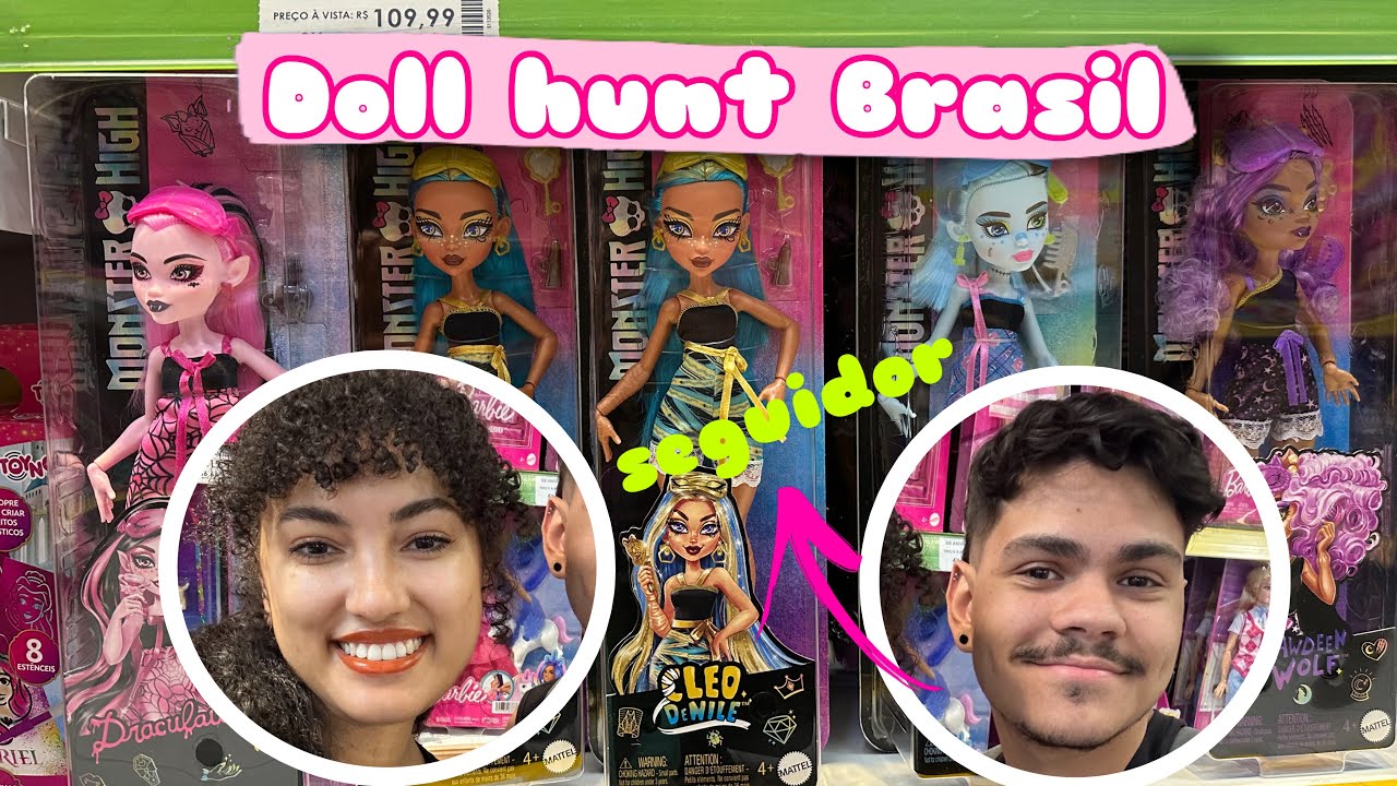 PREÇOS de bonecas no BRASIL: me CHOCOU! | Caçando Monster High, Barbie e mais com seguidor 💜