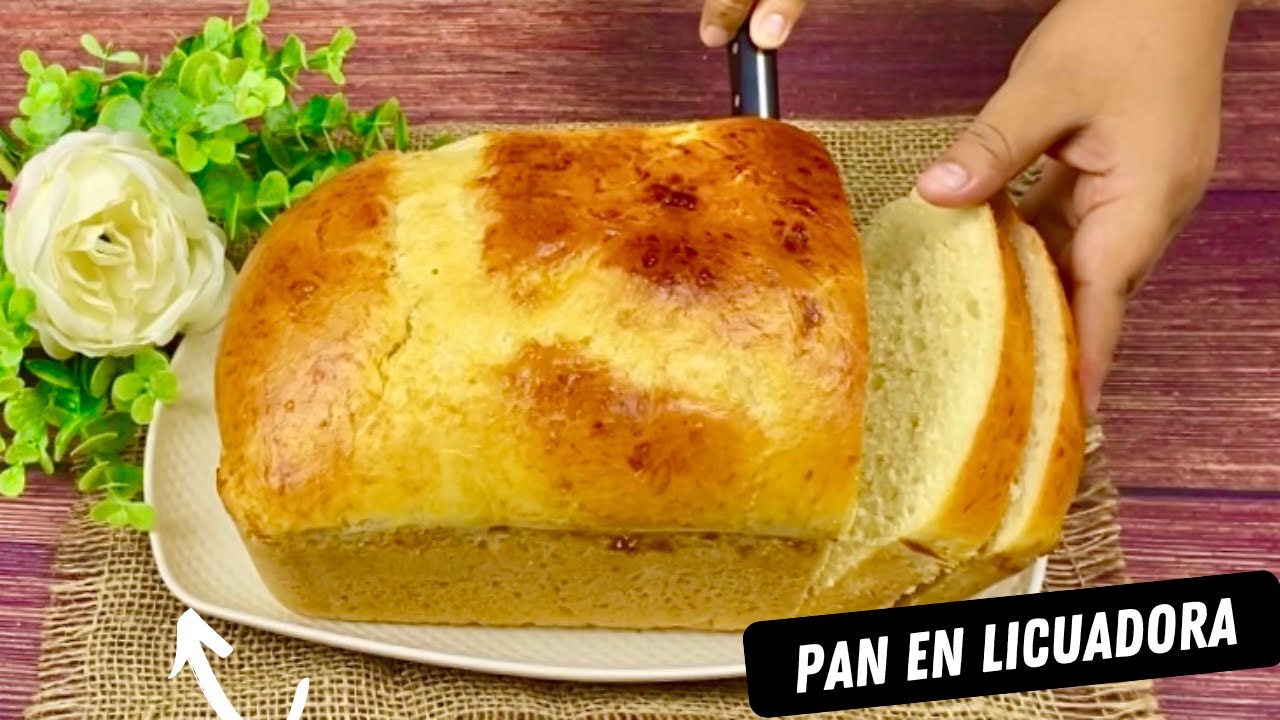Pan de licuadora No necesita amasar. Perfecto para el desayuno ¡ Suave y sabroso!