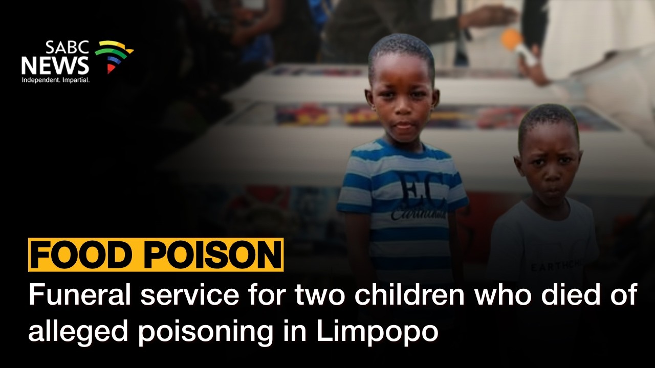 Funeral service for two children who died of alleged poisoning in Limpopo