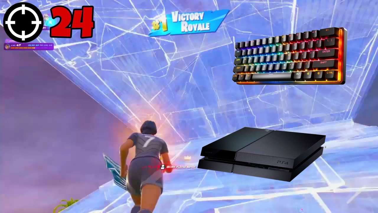 24 KILLS SOLO RANKED RELOAD | PS4 KBM Gameplay| HD 60FPS