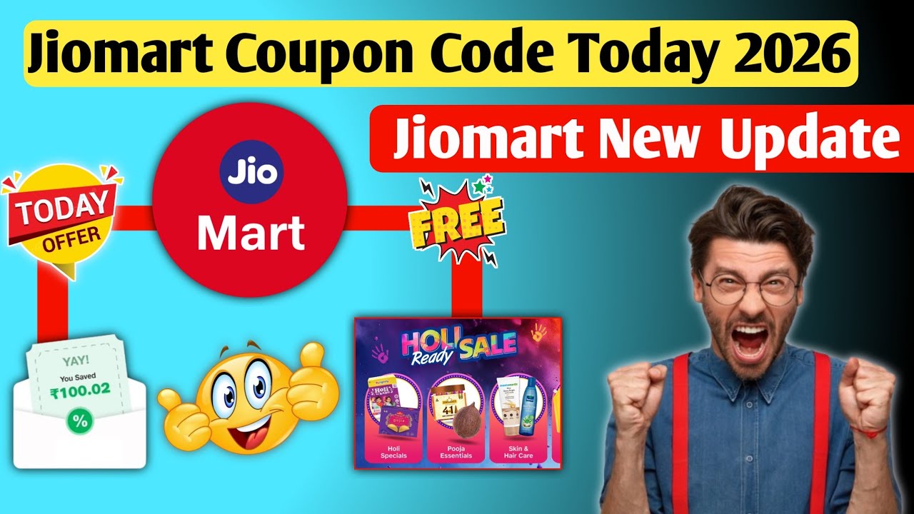 Jiomart Coupon Code Today 🔥| Jiomart 100 Free Shopping | Jiomart New Update Today 