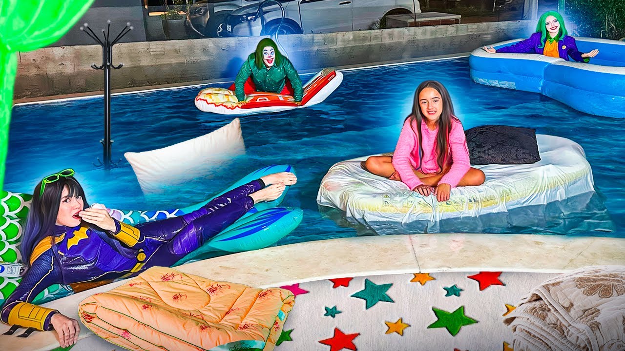 PASSAMOS A NOITE NA PISCINA! QUEM FICAR ATÉ O FINAL VENCE!
