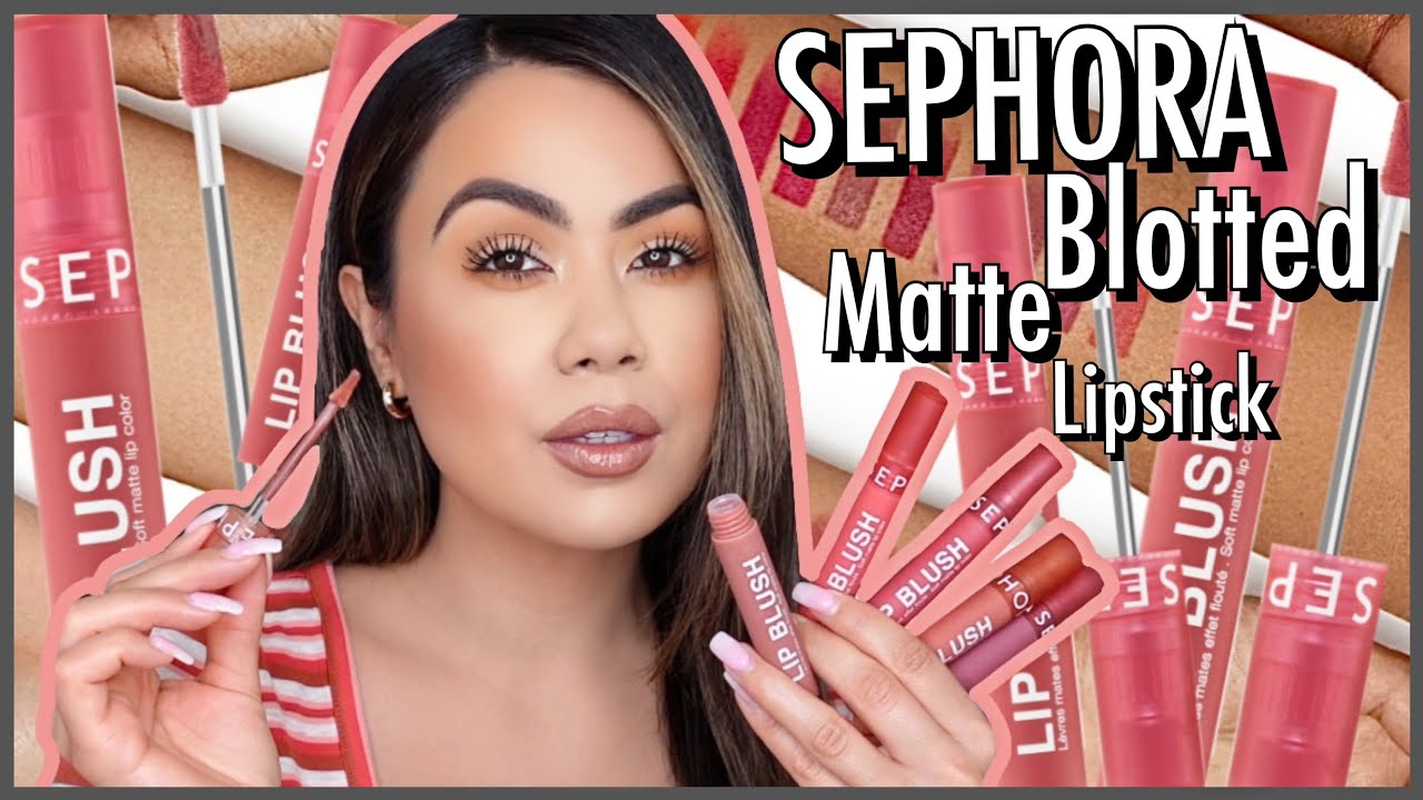 Sephora Collection Lip Blush Blotted Matte Lipstick Review