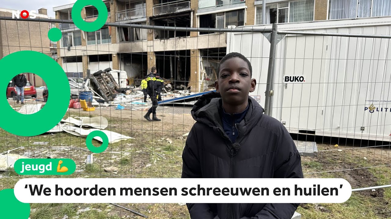 Zion woont op 10 meter van de explosie in Rotterdam