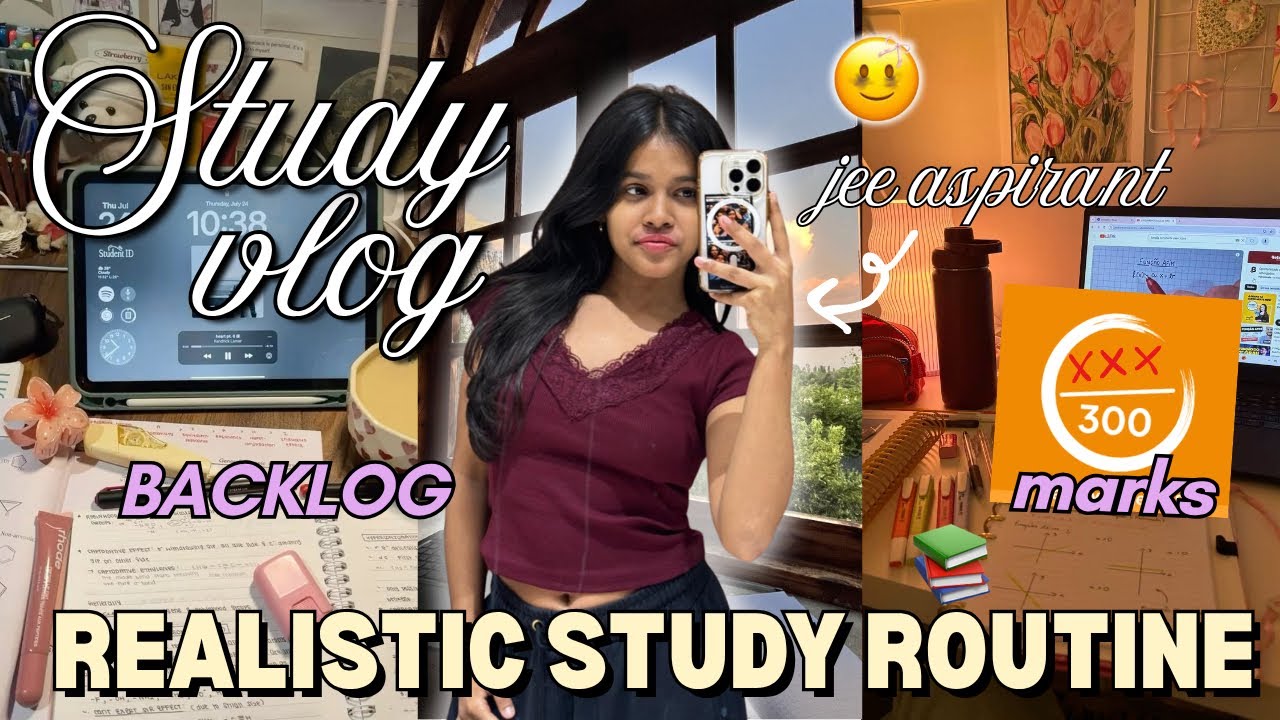 REALISTIC 12HR STUDY ROUTINE / TEST RESULT, BACKLOGS, SYLLABUS 📚🌙