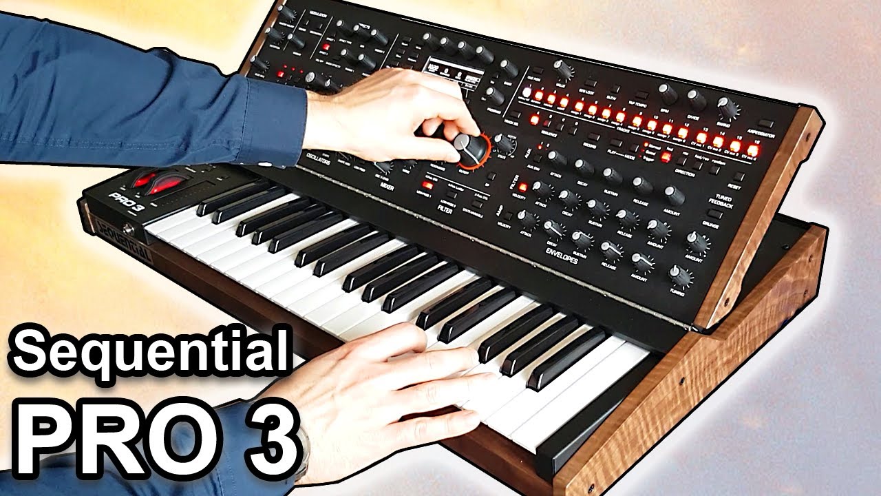 SEQUENTIAL PRO 3 - Ambient Arpeggiator & Sequencer Soundscapes | Synth Demo