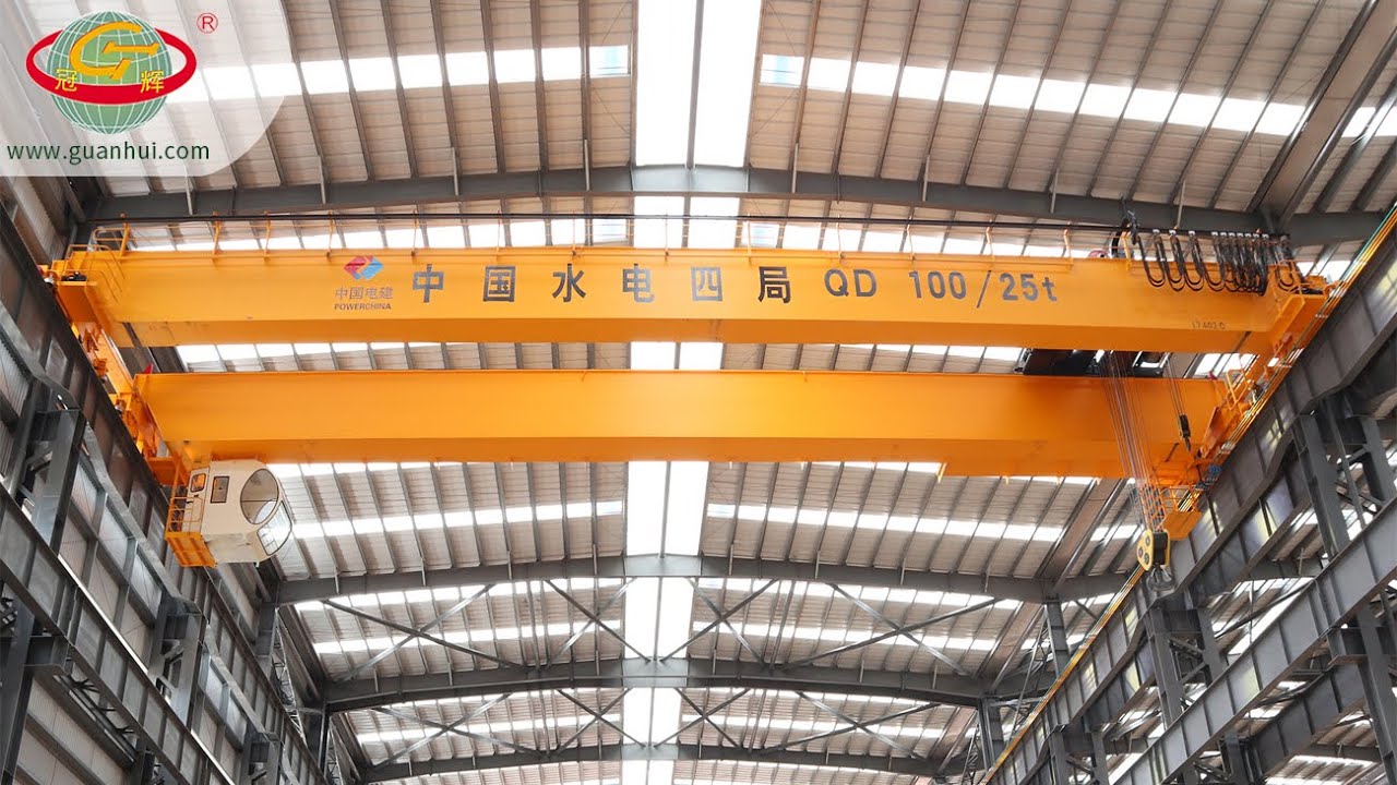Guanhui 100/25 ton double girder EOT crane