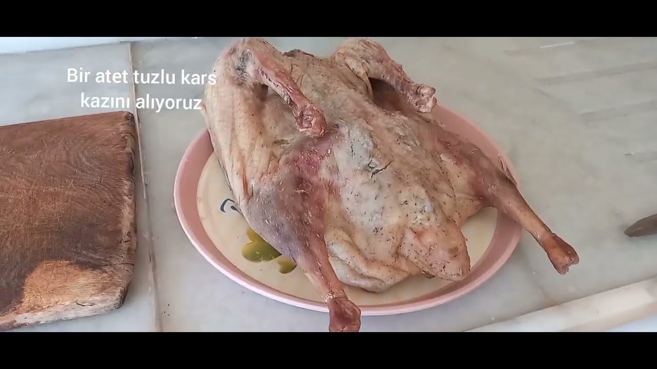 Kaz eti ve bulgur pilavı yapılışı goose meat and bulgur pilaf