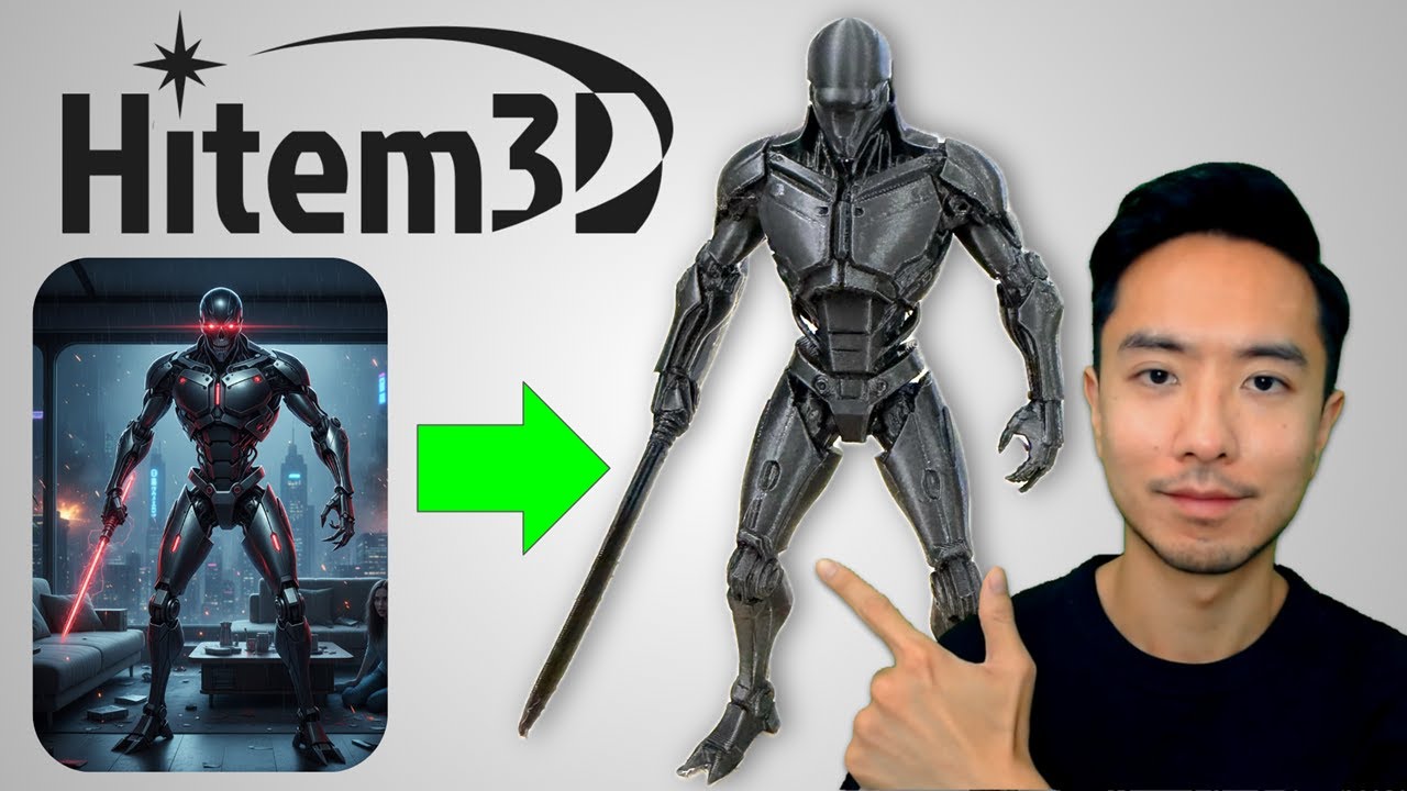Hitem3D: Преобразование изображения в STL-модель для 3D-печати с очень высоким разрешением (1536 ...