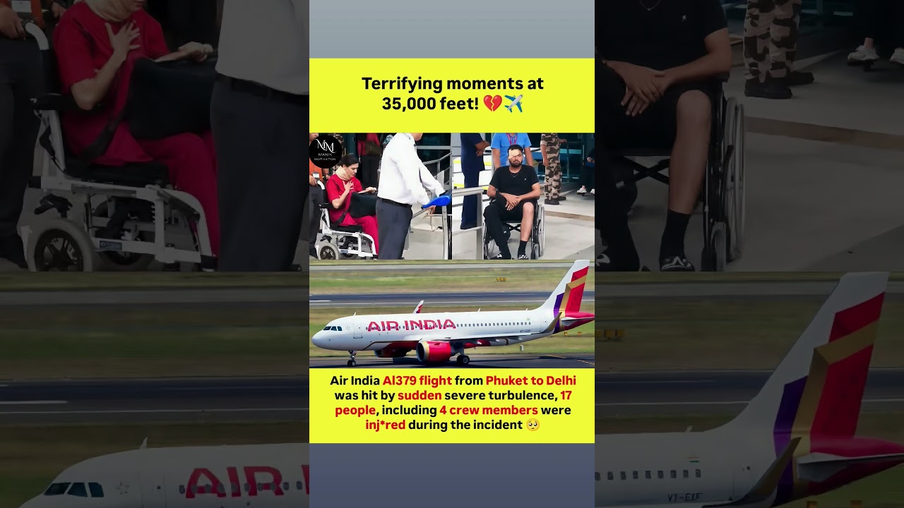 🚨 Air India Flight Hit by Severe Turbulence 😱 17 Inj*red Mid-Air!