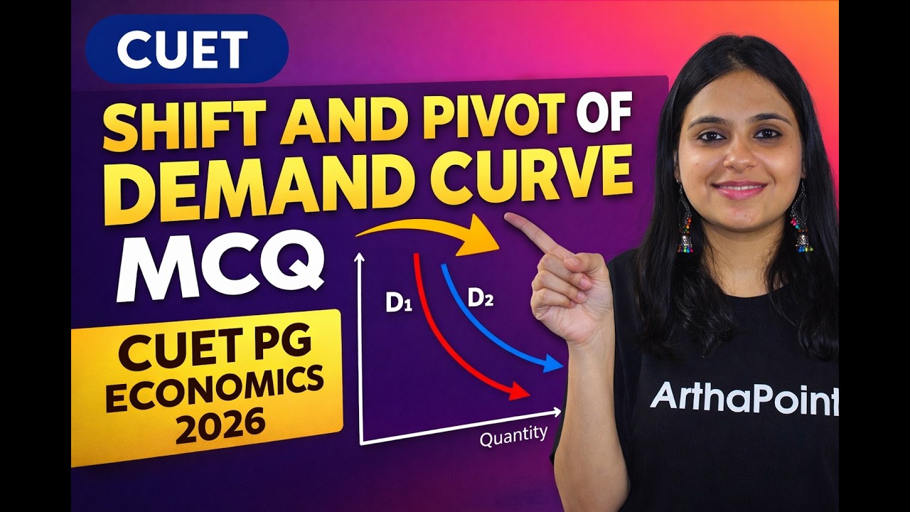 Shift & Pivot of DEMAND CURVE | CUET PG ECONOMICS 2026 | CUET PG ECONOMICS COACHING | CUET UG ECO