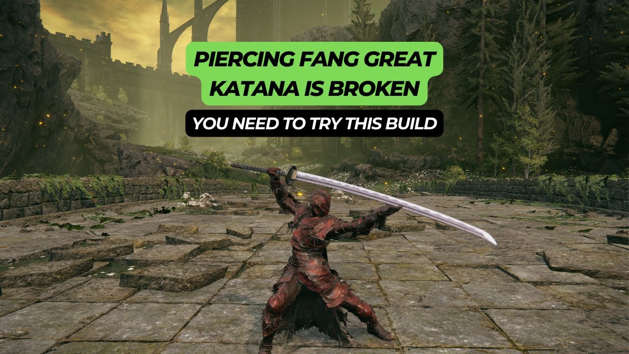 PIERCING FANG GREAT KATANA IS BROKEN - You NEED to try this Build