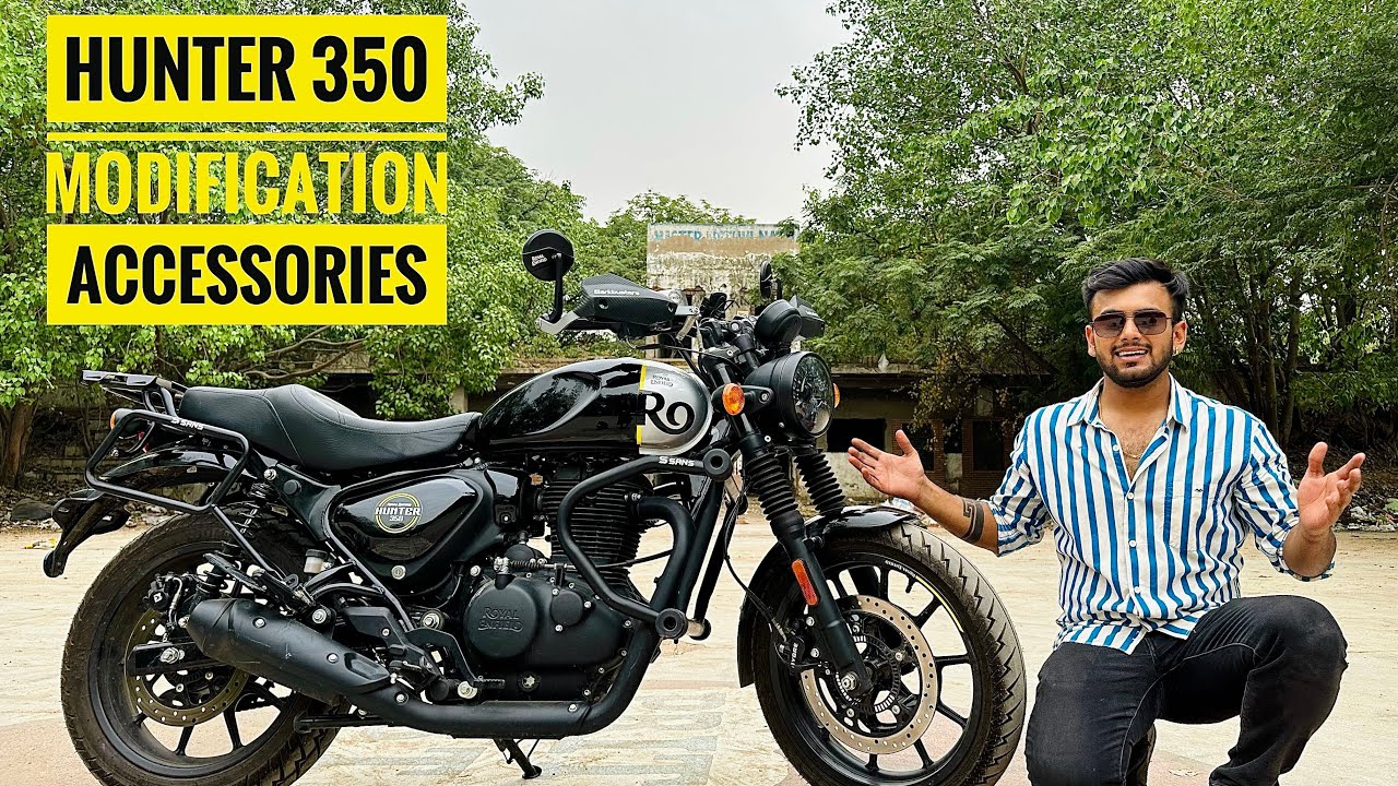 Modification Accessories for Royal Enfield HUNTER 350 | TOP 10 Accessories for Hunter 350 🔥