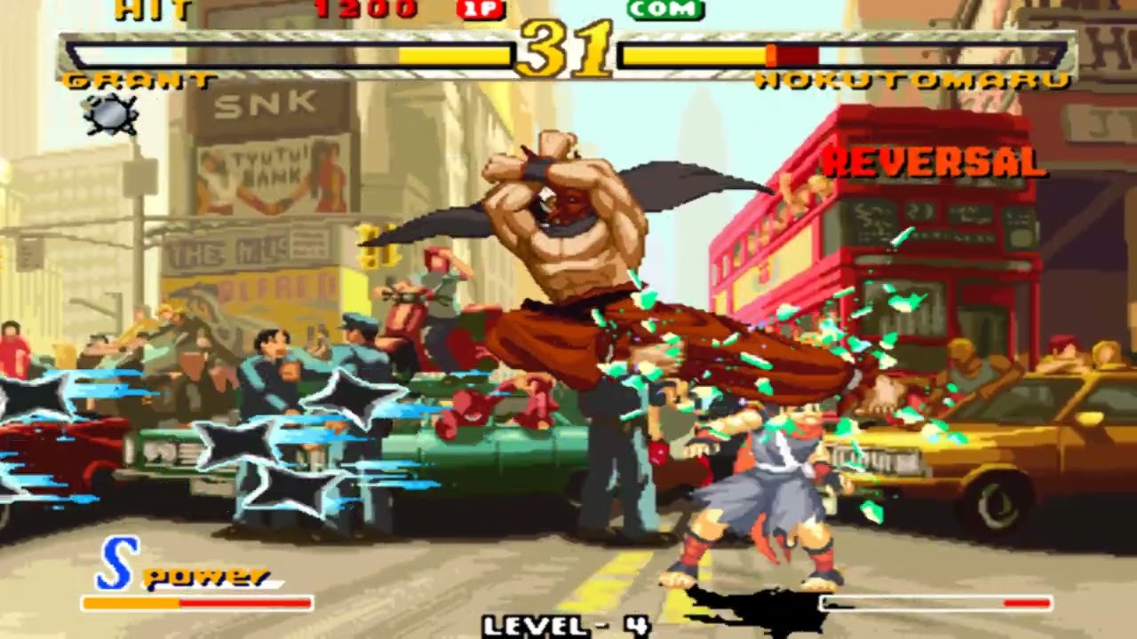 Garou Mark of the Wolves - Grant Arcade Playthrough
