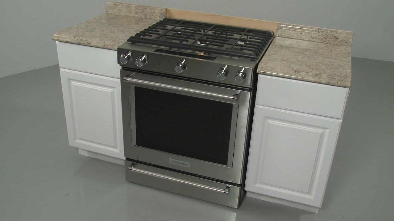 Kitchenaid Gas Range Installation (Model KSGB900ESS)