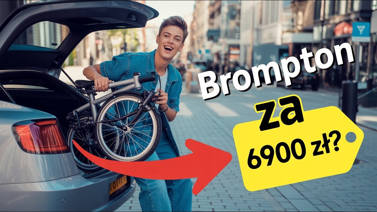 Pierwszy test składaka na kanale! Czy Brompton jest wart 6900 zł?!