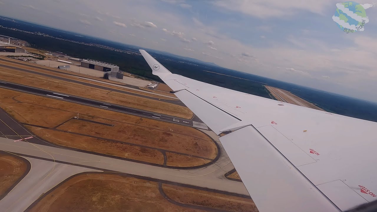 Lufthansa CRJ 900 Startup and Summer Takeoff from Frankfurt Main to Cork