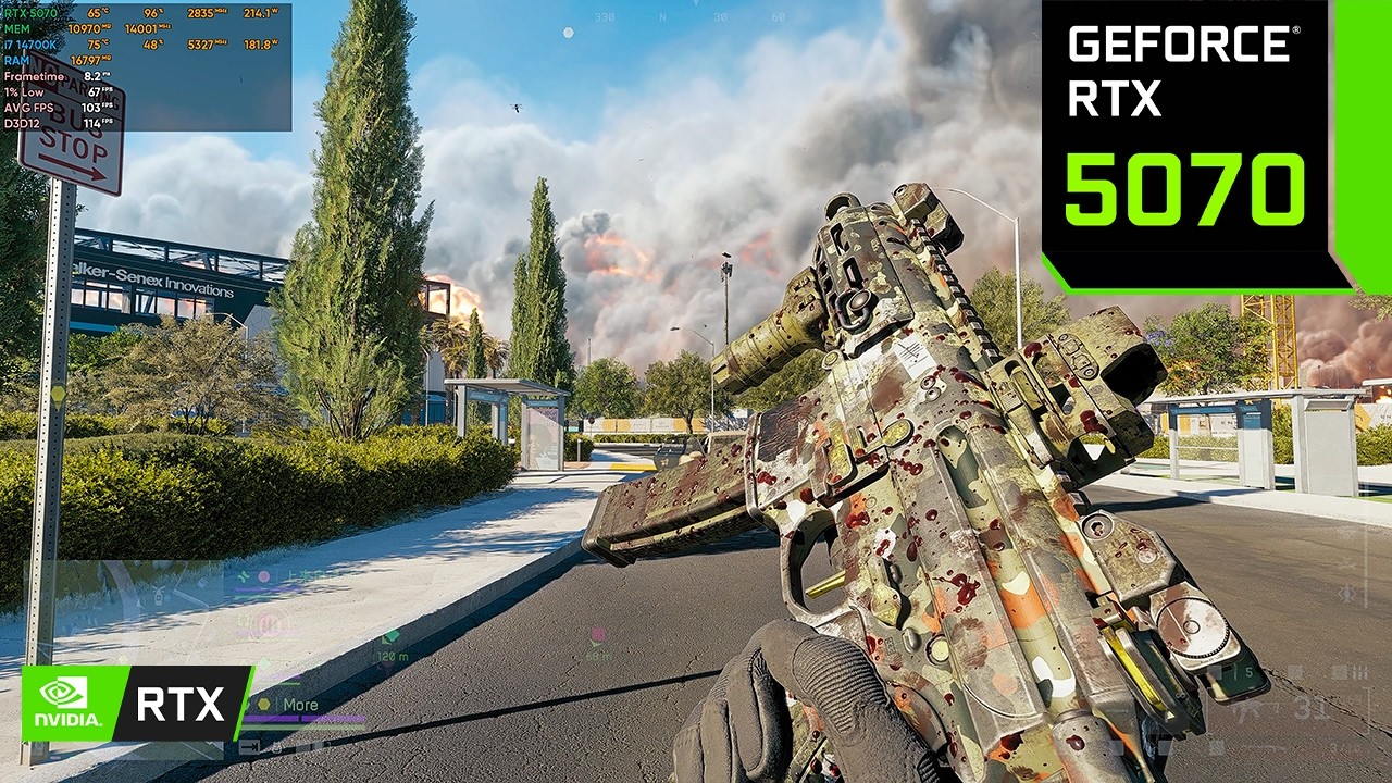 Battlefield 6: REDSEC 1440p OVERKILL Graphics: RTX 5070 + i7 14700K | DLSS 4.0 On