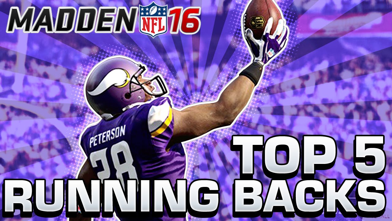 Madden 16 Top 5 Running Backs 99 Overall Marshawn Lynch Stats