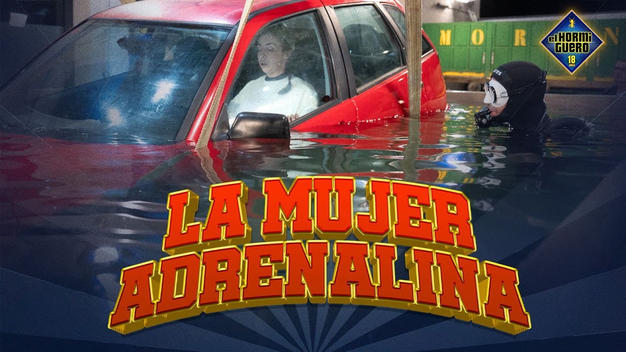 La mujer adrenalina escapa de un coche bajo el agua - El Hormiguero