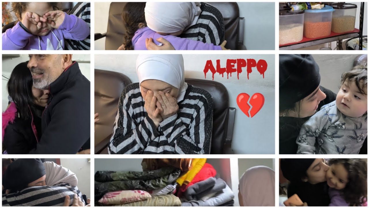 الوضع في حلب😢/ شوفوا كيف هربنا / اخيرا شفنا أحبابنا كان مؤثر💔/ تابعوا الفيديو للأخير لتعرفو شو صار💔