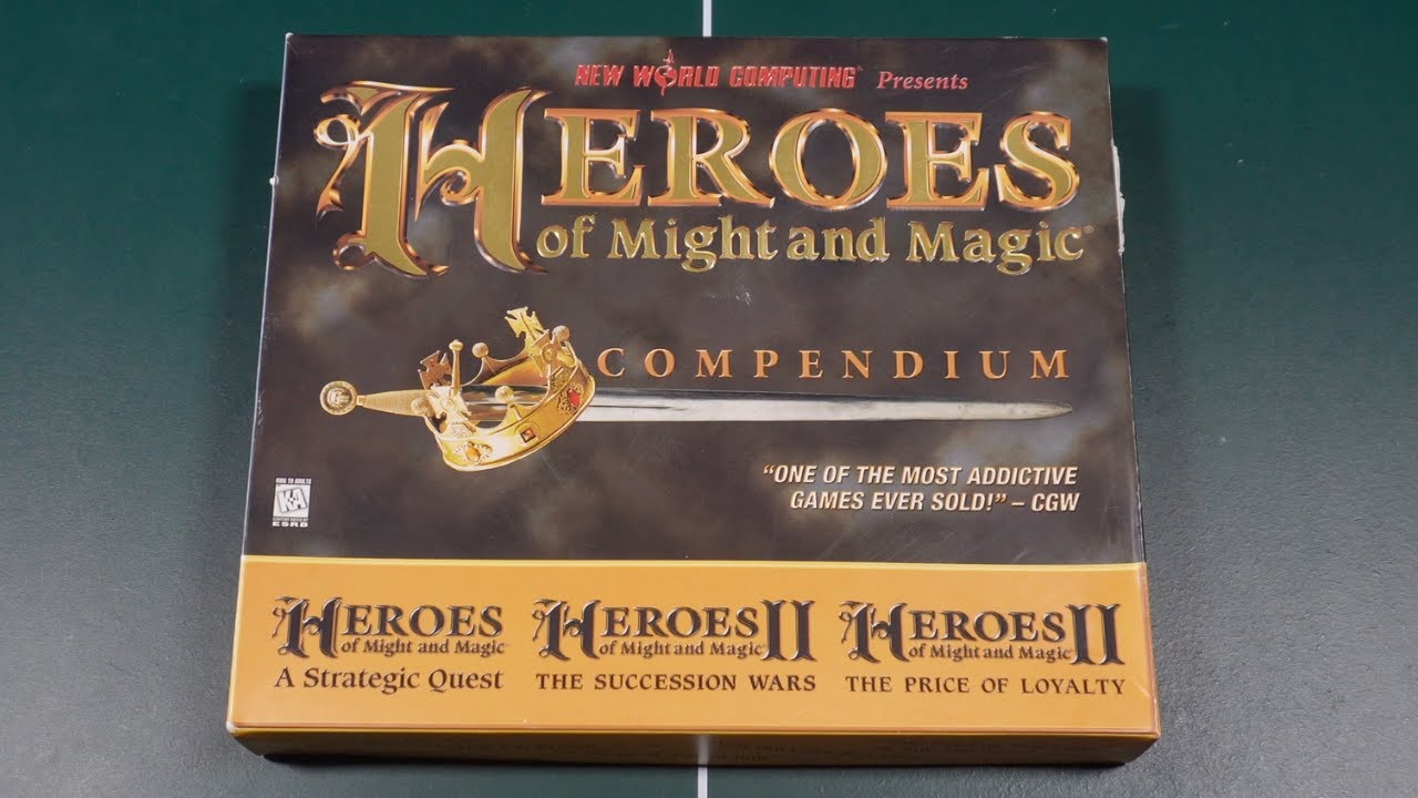 Heroes of Might and Magic Compendium (PC Game 1997) Complete CIB - Contents Walkthrough Tour