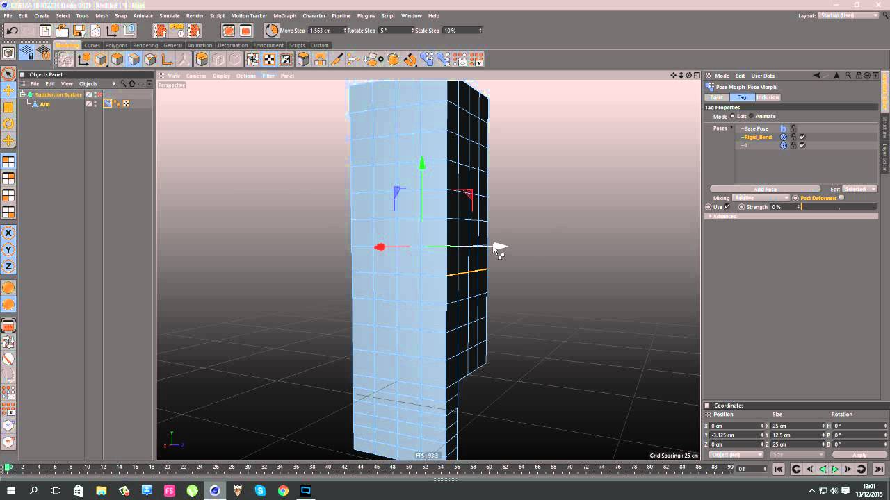 Trying fingers with pose morph