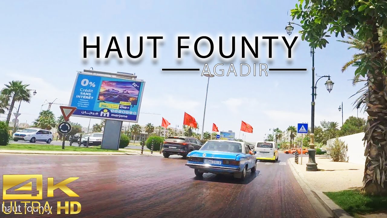 Haut Founty-فونتي العليا- Agadir ,Morocco | 4K.60fps  جولة في فونتي العليا بأكادير