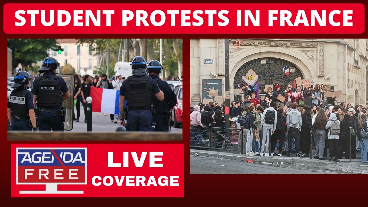 French Student Protests - Major Demonstrations in France - LIVE Breaking News Coverage
