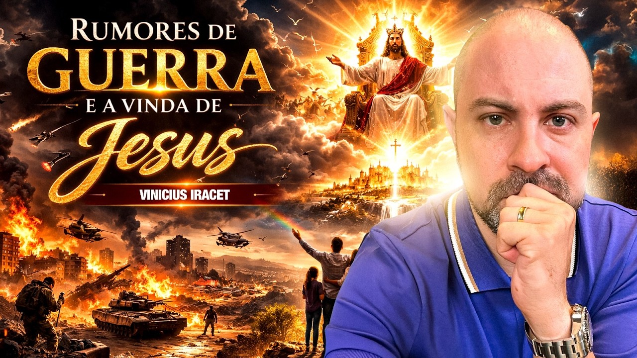 PROFECIA DE JESUS, RUMORES DE GUERRA E A VOLTA DE JESUS - Relógio final? @ViniciusIracet