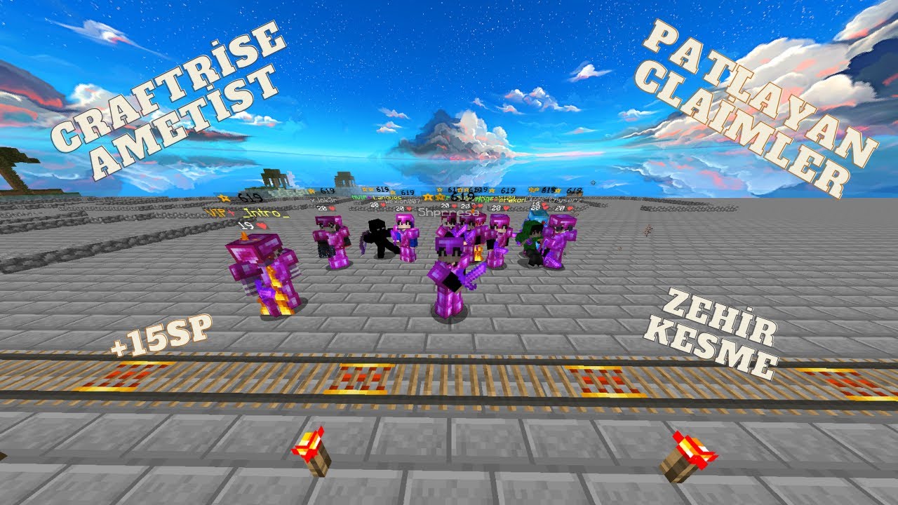 Patlayan Claimden Zehir Kılıcı Aldık !! Craftrise Ametist