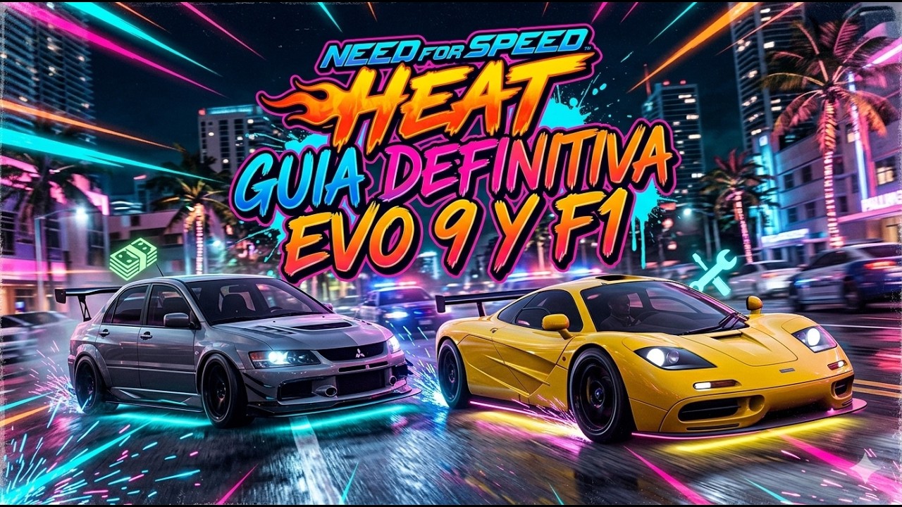 ¡Del EVO 9 al McLaren F1! 🔥 Cómo Comprarlos y Crear Builds BRUTALES en Need for Speed Heat