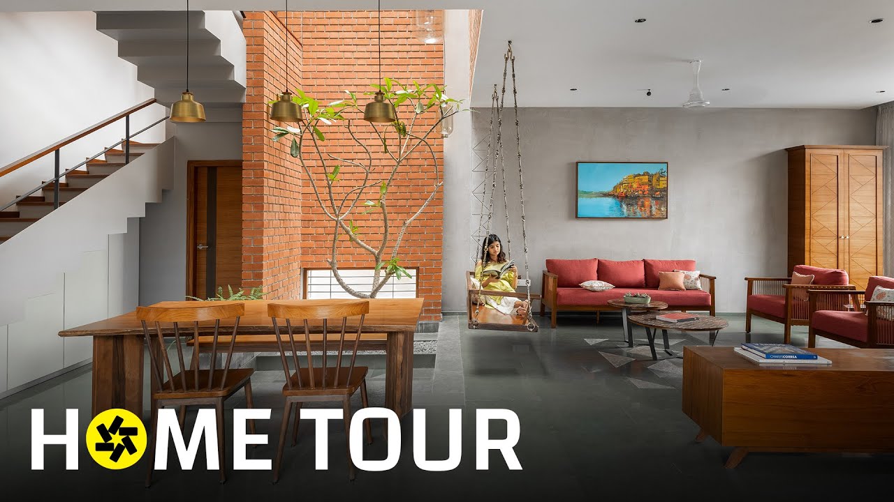 This Modern Home in Bengaluru is Designed Around a Central Courtyard (Home Tour).