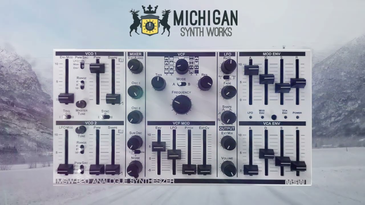 MSW 820 Analogue Synthesizer