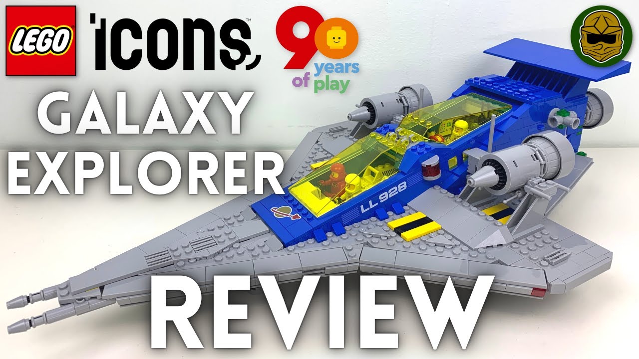 The Perfect Set: LEGO Icons 10497 Galaxy Explorer Review! 90th Anniversary Classic Space Remake