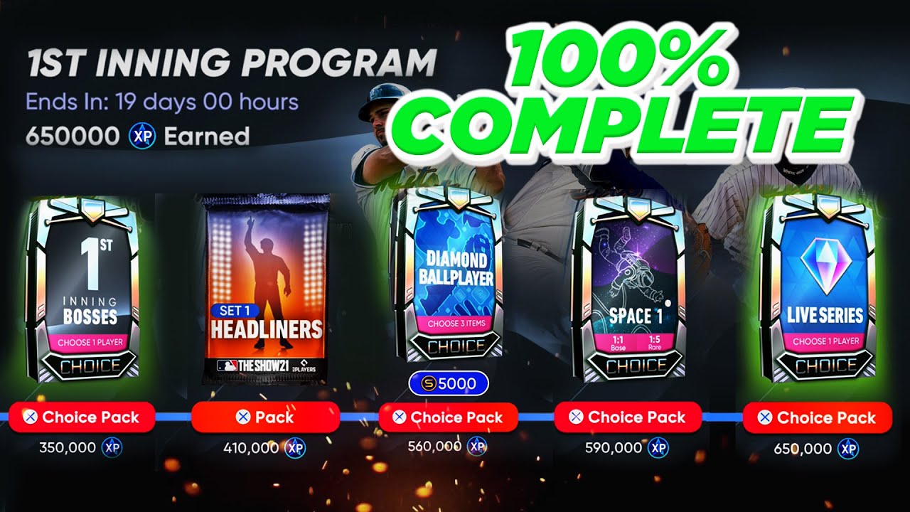 HOW DID I 100% COMPLETE THE FIRST INNING PROGRAM!?