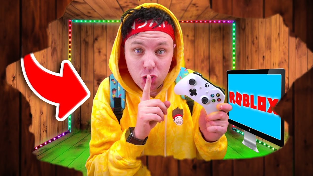 JAG BYGGDE ETT HEMLIGT GAMINGRUM i PANDAIHUSET