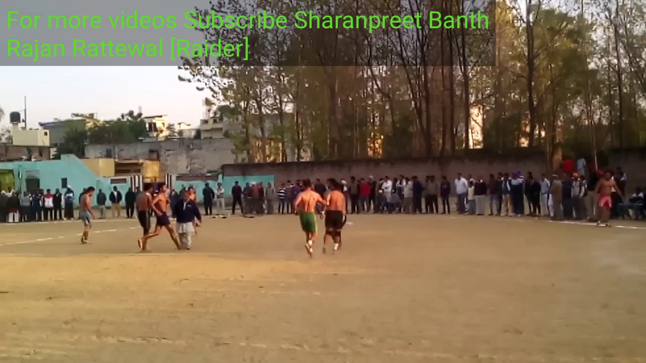 Rajan Rattewal Best Raid in Balachaur (Mehndipur) Kabaddi Cup 2017