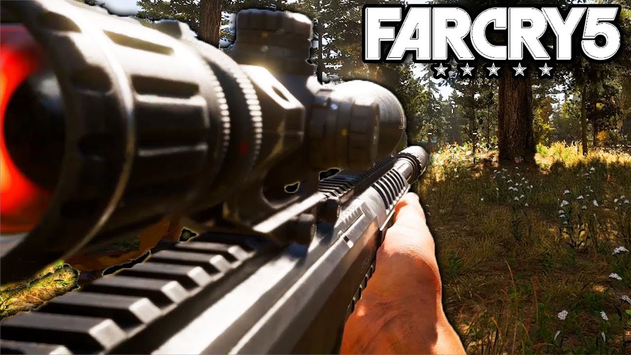 Far Cry 5 Sniper Stealth Gameplay PC