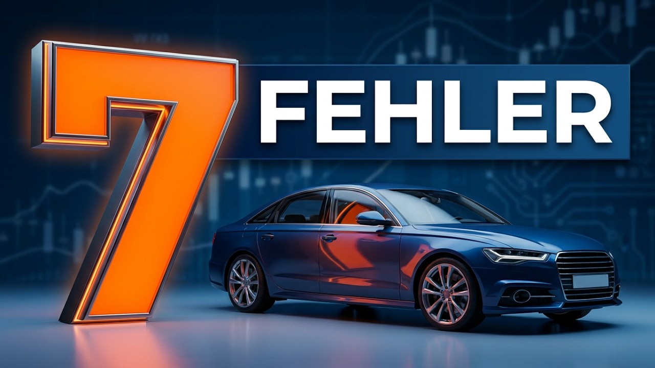 7 Autokredit Fehler die du unbedingt vermeiden musst