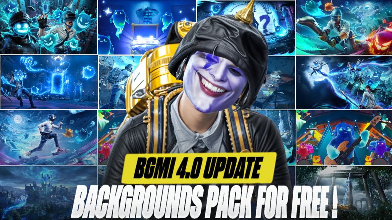 15+ FREE BGMI/PUBG 4.0 Update Backgrounds | Exclusive Thumbnail Background Pack | Frexxi