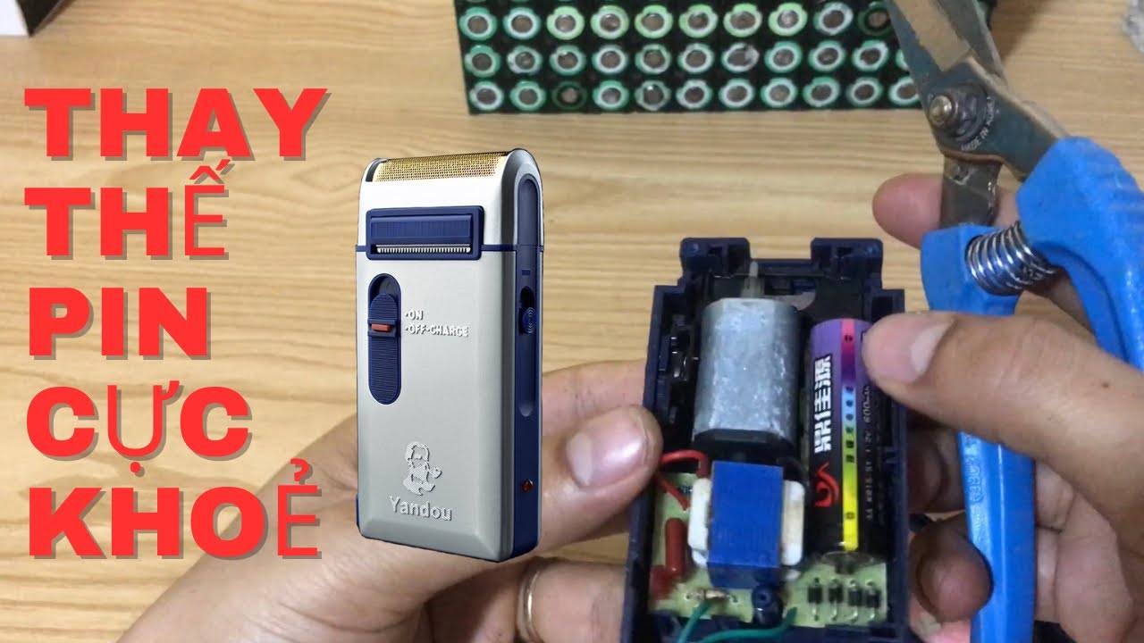 Thay Thế Pin Máy Cạo Râu Yando,dung lượng cao cực khoẻ #Yando
