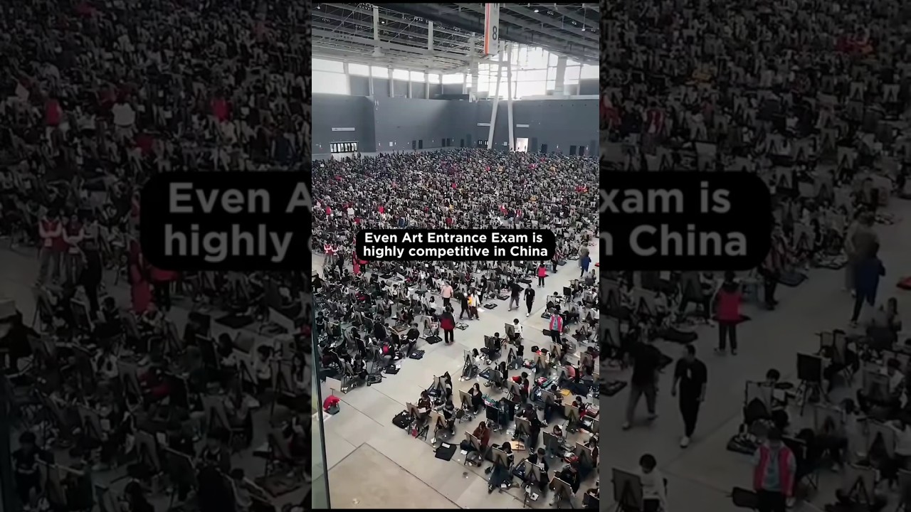 Even Art Entrance Exam Is Highly Competitive In China #artschool #art #painting