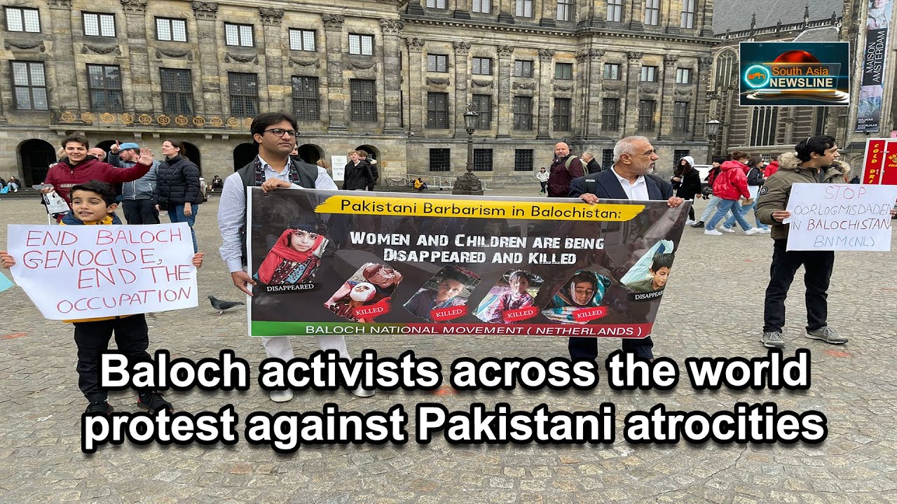 Baloch activists across the world protest against Pakistani atrocities