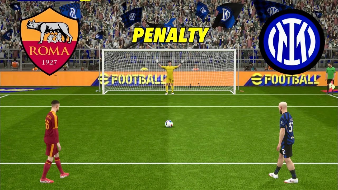 ROMA VS INTER MILAN FULL MATCH PENALTY SHOOTOUT | ROM VS INT HIGHLIGHTS