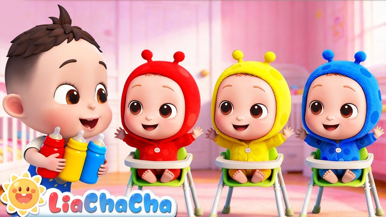 🔴 Taking Care of Babies | Cardboard Rooms for Kids | LiaChaCha Nursery Rhymes