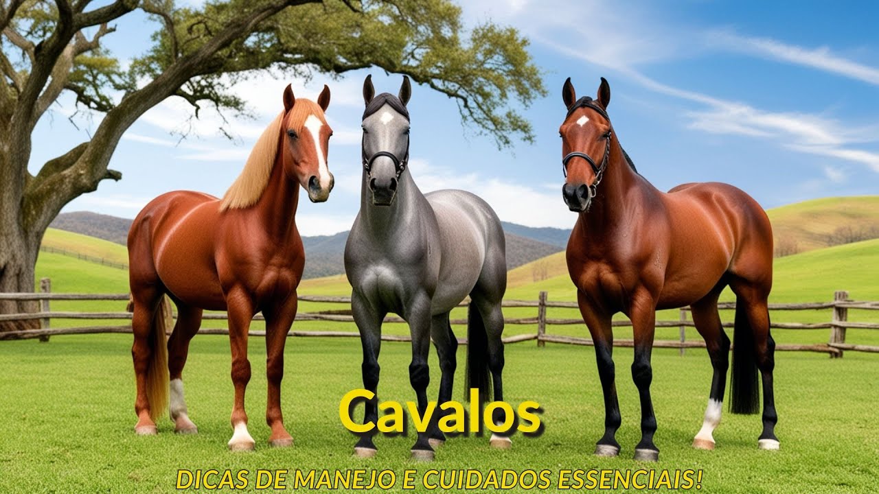 As Melhores Ra&ccedil;as de Cavalos para Criar: Dicas de Manejo e Cuidados Essenciais