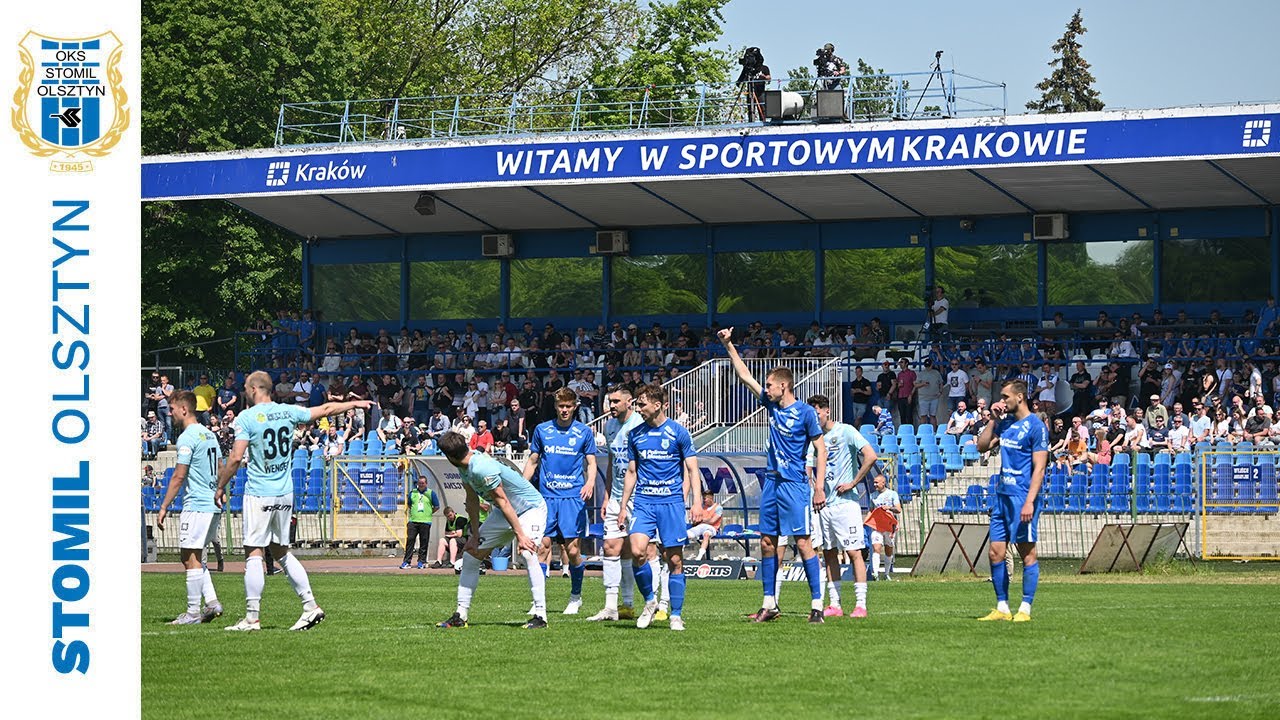 SKRÓT | Hutnik Kraków - Stomil Olsztyn 1:1 (21.05.2023 r.)